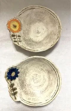 本田あつみさん　ワイルドフラワー　オーバル皿24cm×17cm 本田あつみさん ワイルドフラワー オーバル皿24cm×17cm 本田