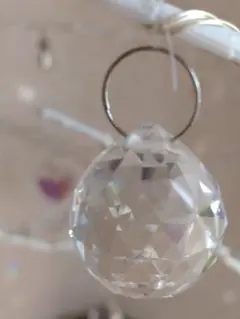 サンキャッチャー クリスタル パール セット