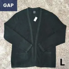 GAP ギャップ 新品未使用 オープンフロントカーディガン L ダークグリーン