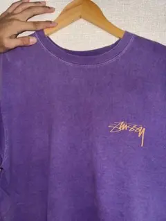 Stüssy 紫 Tシャツ