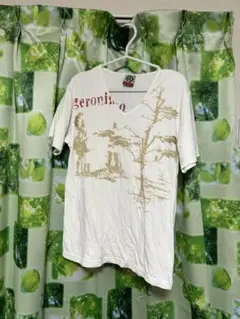 geronimo VネックTシャツ ホワイト