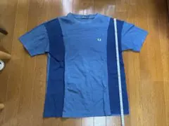 FRED PERRY！ブルーツートンTシャツ・サイズM 大きめ 綿100%