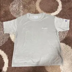 Champion ベージュグレー 半袖Tシャツ M