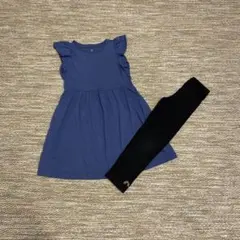 UNIQLO ワンピース　西松屋　レギンス　スパッツ　2枚セット