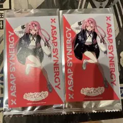 結城さくな ASAP SYNERGY ステッカー　2枚セット