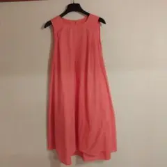 ピンク ノースリーブ ワンピース M