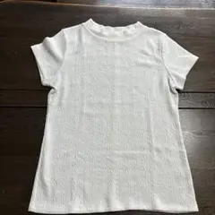 最終値下げ☀︎GUホワイト 半袖チュニック XLサイズ　未使用