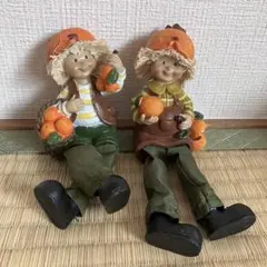 みかん　子どもの置物　インテリア　ガーデニング