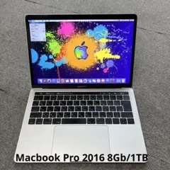 MacBookPro 2016年モデル 13インチ 8GB /1TB シルバー
