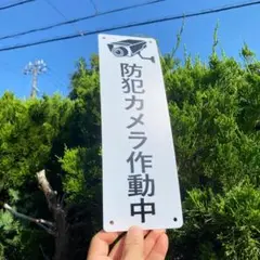 3枚入-防犯カメラ作動中看板 サイン標識 防犯カメラ設置中セキュリティ