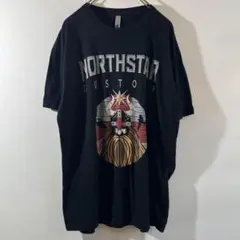 T-118 NORTHSTAR バイキングデザイン Tシャツ ブラック L