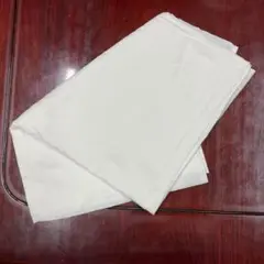 ホワイトコットンフラットシーツ 150x250cm