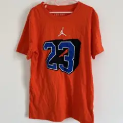 【ほぼ未使用】Jordan 23 Tシャツ ジュニアMサイズ 140相当オレンジ