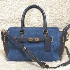 極美品✨ コーチ スワッガー フローラル 2way ショルダーバッグ レザー
