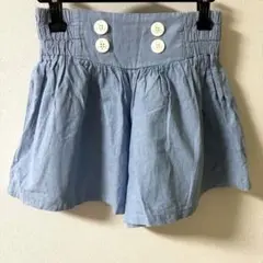 マリンショートパンツ イカリ 短パン ショーパン 水色 マリンパンツ マリン