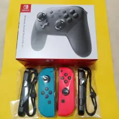 任天堂純正品 プロコン ジョイコンL/R ネオンブルー ネオンレッド 新品未使用