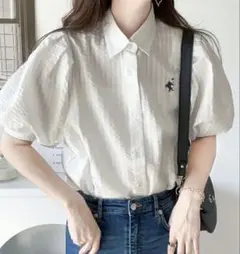クラシカルエルフ　ワンポイント　半袖シャツ