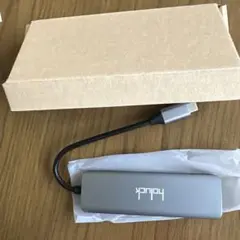 type c USBハブ 3ポート USB 3.0 グレー