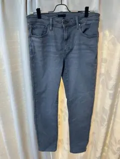 ⚫︎ユニクロ　UNIQLO JEANS スリムフィット グレー