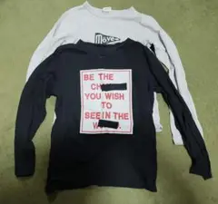 長袖 プリントTシャツ 150 2枚