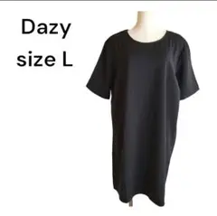 【9/1までの限定価格】Dazy☆　チュニック　ブラック　L
