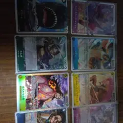 ワンピースカード８枚セット