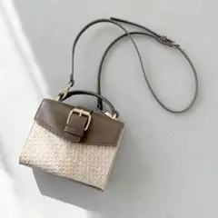 dazzlin ショルダーかごバッグ