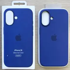 【正規品】アップル純正 iPhone 16 シリコンケース ウルトラマリン