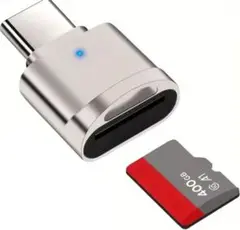 新品タイプC からMicro-SD カードリーダー