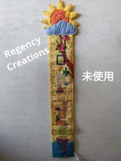 身長計　布製成長記録　写真入れ付き