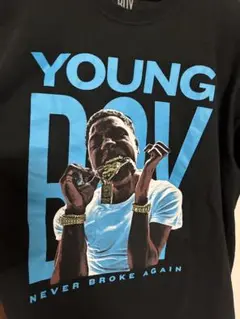 YOUNG BOY 公式tシャツ フォト　supreme ラッパー　HIPHOP