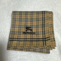 バーバリーBURBERRY ハンカチ　新幹線のぞみプリント　ベージュ系