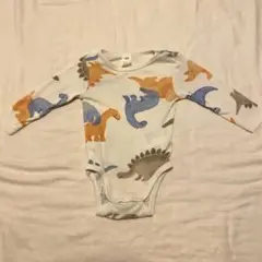 H&M 長袖ボディースーツ2点　恐竜　68cm