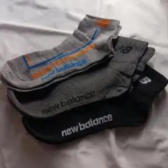 new balance スポーツソックス 3足セット