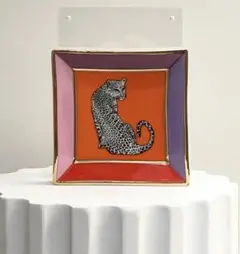新品 箱付き ジョナサン アドラー トレイ 　ヒョウ