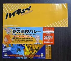 ハイキュー!!特典チケット(非売品)