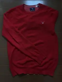 GANT プレミアムコットン レッド ロンT