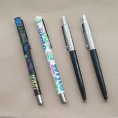 パーカー ボールペン 4本 インク使用済み