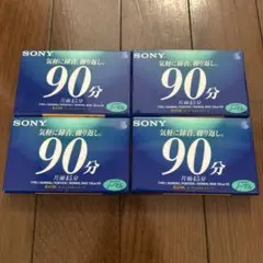 SONY カセット90分4本