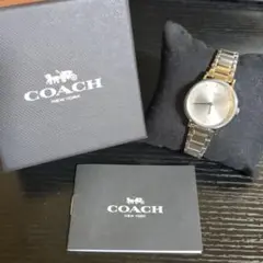 【新品未使用】COACH コーチ 腕時計 レディース シルバー