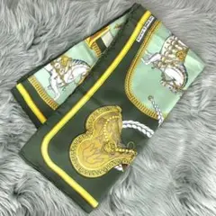 エルメス HERMES スカーフ カレ 盛装の馬 タグ付き