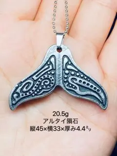 アルタイ隕石　隕石　鉄隕石　魚彫刻　コーティング済み　男女兼用　隕石彫刻　一点物