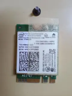 無線LANカード Intel Wireless-AC 3160NGW