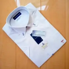 CHRISTIAN ORANI Smart Biz ボタンダウン半袖シャツ