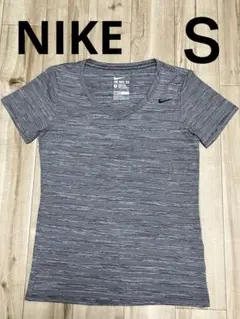 NIKE ナイキ DRI-FIT ドライフィット Tシャツ グレー レディース
