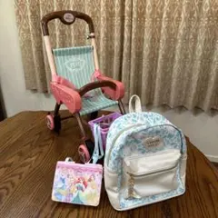 ぽぽちゃんベビーカー＆ SWIMMERリュック＆ディズニープリンセスポシェット