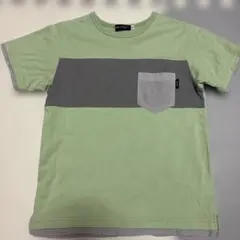 BeBe 緑とグレーのTシャツ 130cm