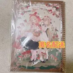 剥離紙ノート A4 マスキングテープ マステ コラージュ 女の子 赤ずきん