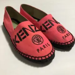 KENZO ネオピンク フラットシューズ
