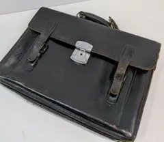 P600　昔の学生カバン黒